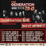 Generation Dead Tour  – Generation Kill/Dead By Wednesday at The Tank, Agawam, MA July 29, 2022