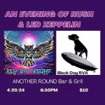 Fly By Night (Rush) and Black Dog RVA (Led Zeppelin)